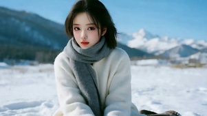 雪地女孩
