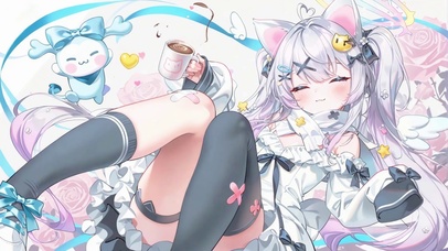 萌系黑丝猫耳萝莉