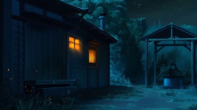 月夜小屋