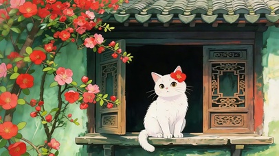 古窗闲喵