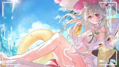 夏日壁纸-画师：美少女晴晴晴子