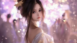 古风女孩循环动画