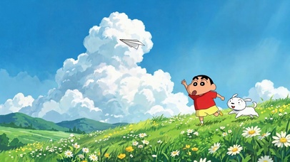 蜡笔小新郊野嬉游