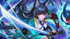 绝区零星见雅 酷炫持刀兽耳娘