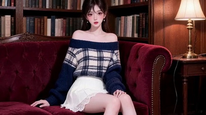 图书馆女孩
