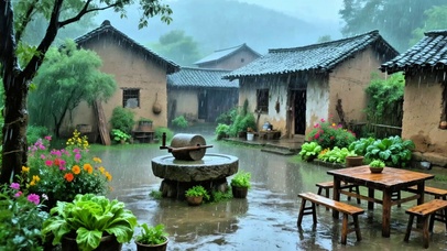 治愈乡村小雨