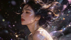 唯美粒子女孩