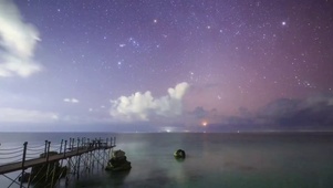 如梦如幻！海南赵述岛的星空