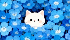 可爱猫咪带鱼屏