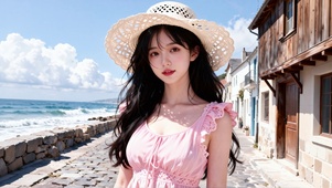 海边少女
