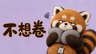 不想卷的小熊猫打工人