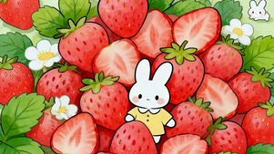 草莓小兔