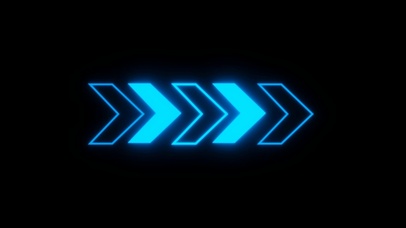 4K超清【荧光渐变循环箭头】