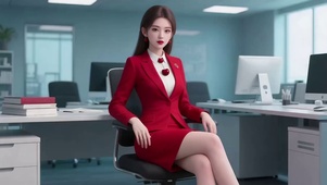 办公室气质美女文秘8