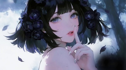 禁声短发少女