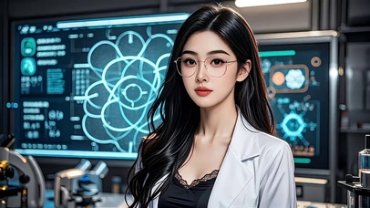 实验室美女科学家1