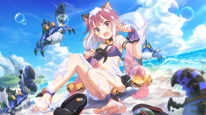 海边泳装猫娘