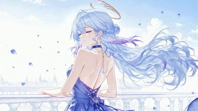 倚栏女孩知更鸟