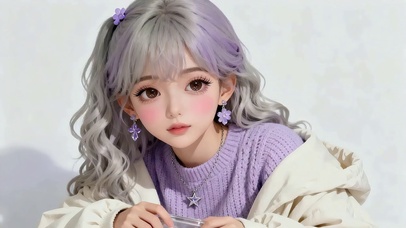 可爱治愈小女孩