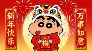 烟火新年万事如意