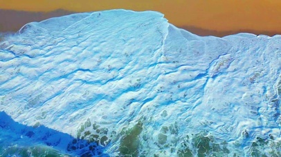 4K唯美沙滩海浪