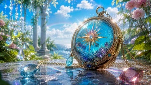 水晶星辰吊坠