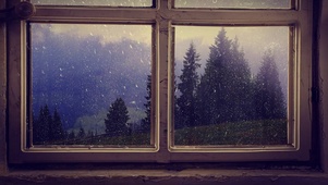 窗户雨滴