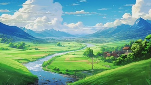 乡村田园风景