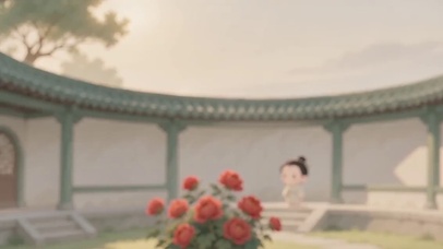 庭院牡丹