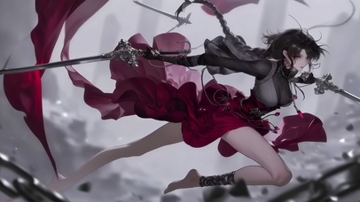武侠风美女