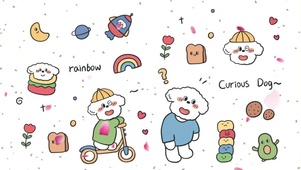 动画治愈可爱狗狗