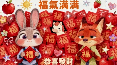 福气满满 恭喜发财