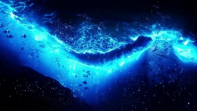 蓝眼泪海滩