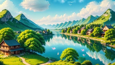 4K湖畔治愈小屋