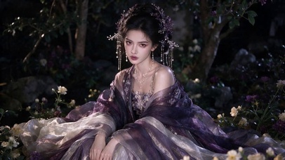 夜花紫衣