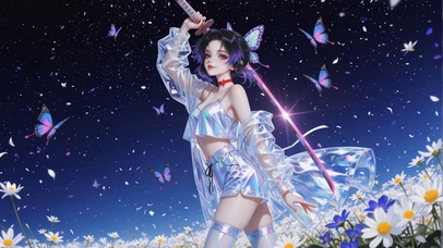 星空炫彩蝴蝶忍（❤）