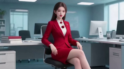 办公室气质美女文秘8