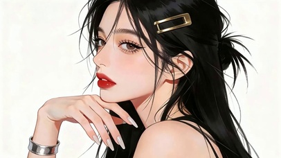 长发女孩