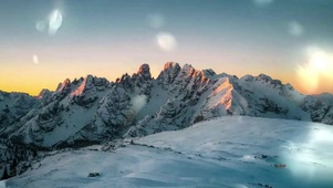 高清文字电脑壁纸新疆唯美雪景