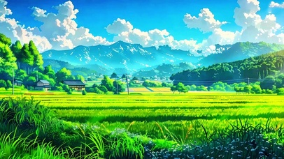 治愈村庄田野4K