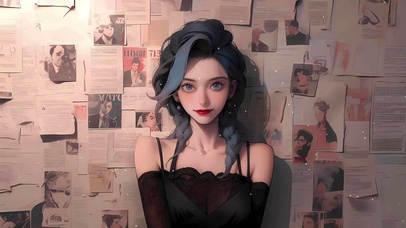 金克斯—白发风格