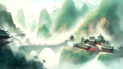 清新古风场景