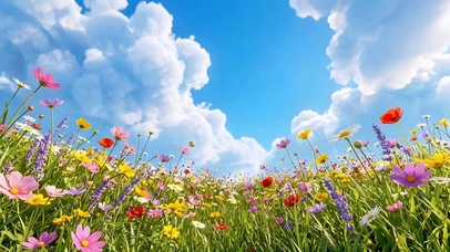 缤纷花海