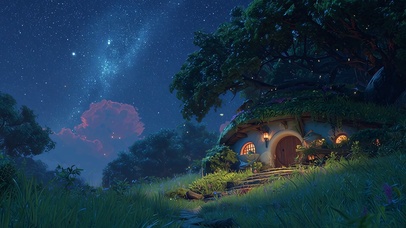 梦幻林中小屋
