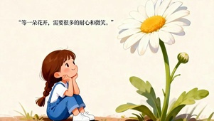 等花开需要耐心和等待