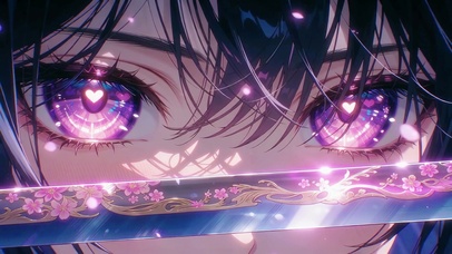 持剑星瞳少女