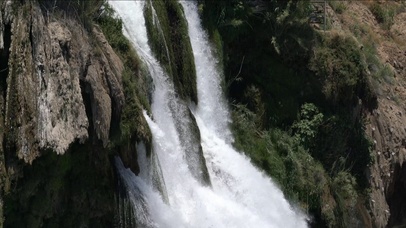 瀑布 高清 风景
