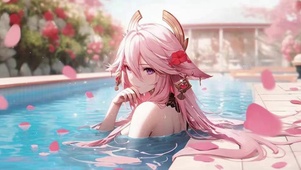 泡温泉的神凌