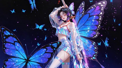 蓝蝶星刃蝴蝶忍