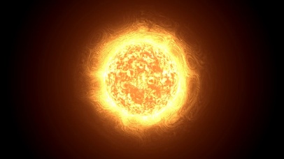 近距离太阳燃烧